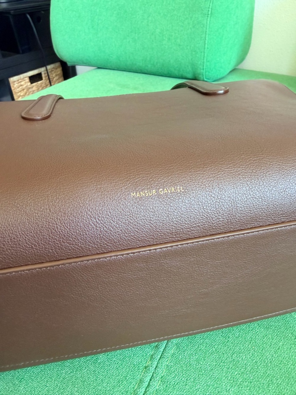 Mansur Gavriel Large Helios Bag Chocolate Brown - Picture 8 of 10